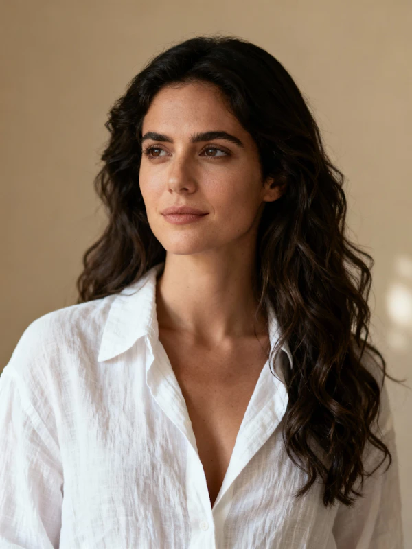 Thoughtful Woman Portrait