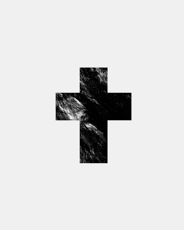 Textured Cross Artwork
