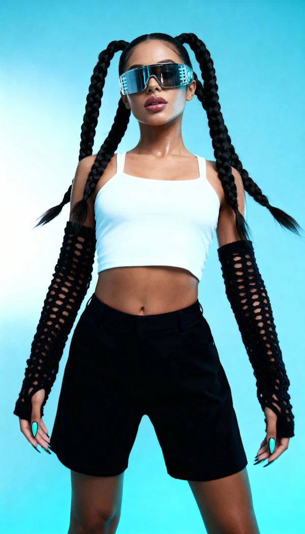 Futuristic Fashion Look