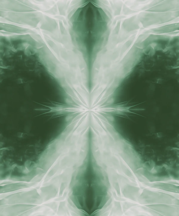 Abstract Green Burst