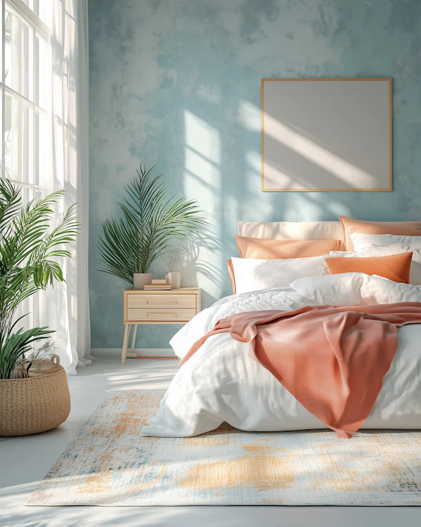 Serene Pastel Bedroom