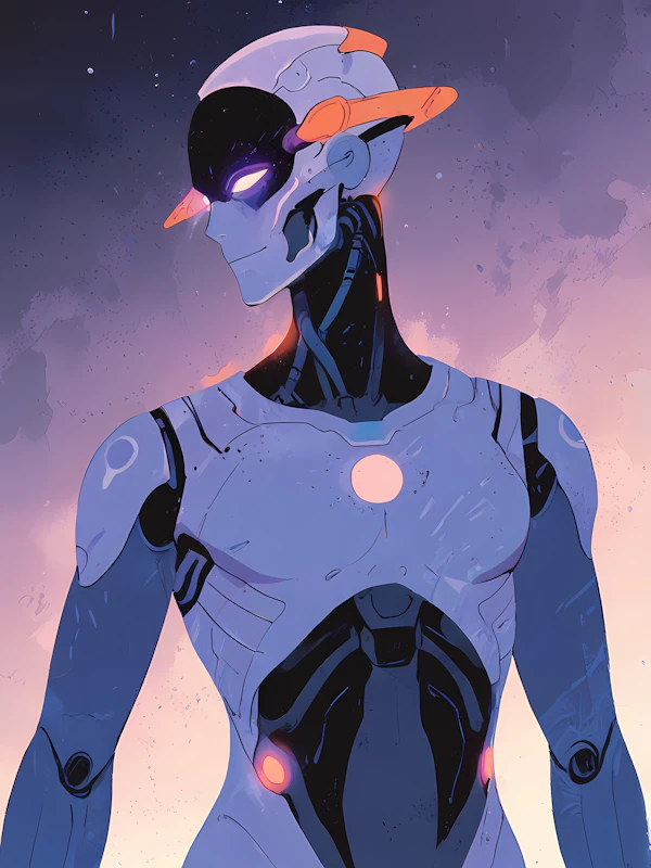 Futuristic Humanoid Robot