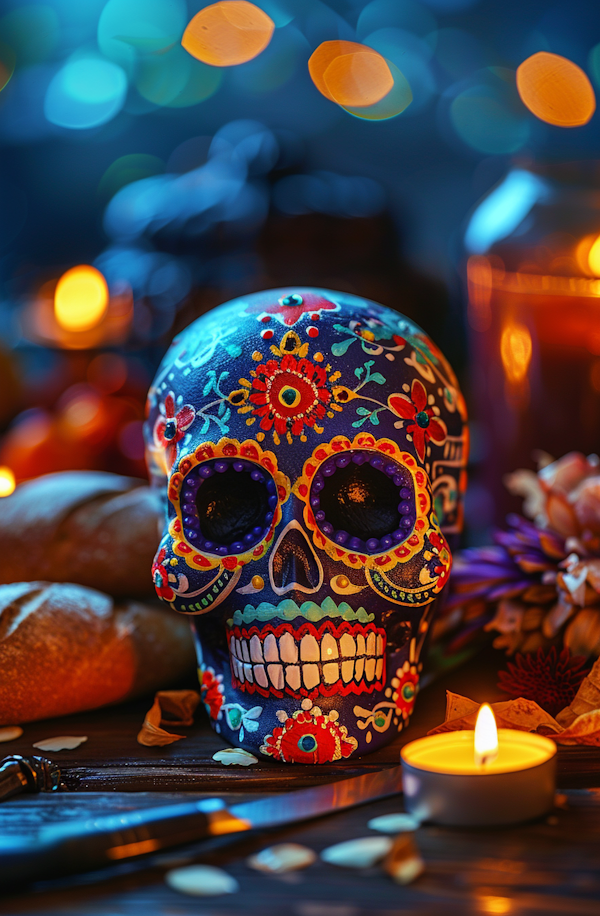 Day of the Dead Skull Decoration