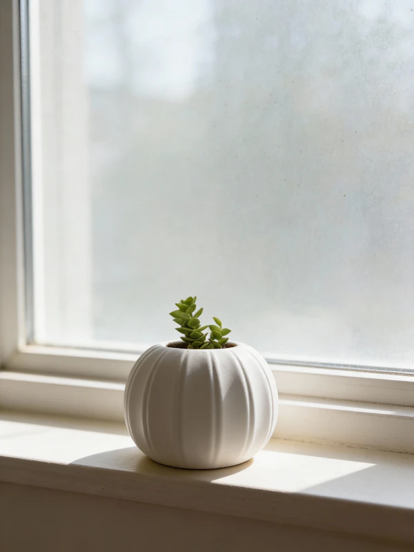Succulent on Windowsill