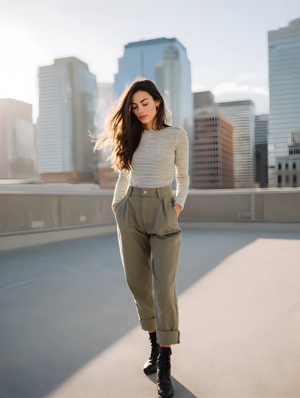 Urban Rooftop Serenity