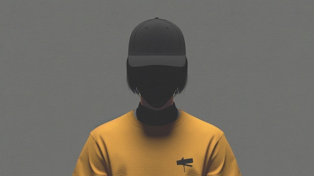 Faceless Figure in Yellow Shirt