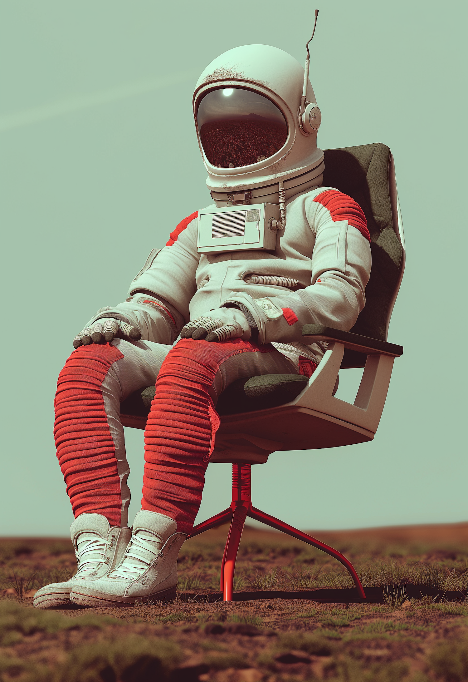 Astronaut on Mars