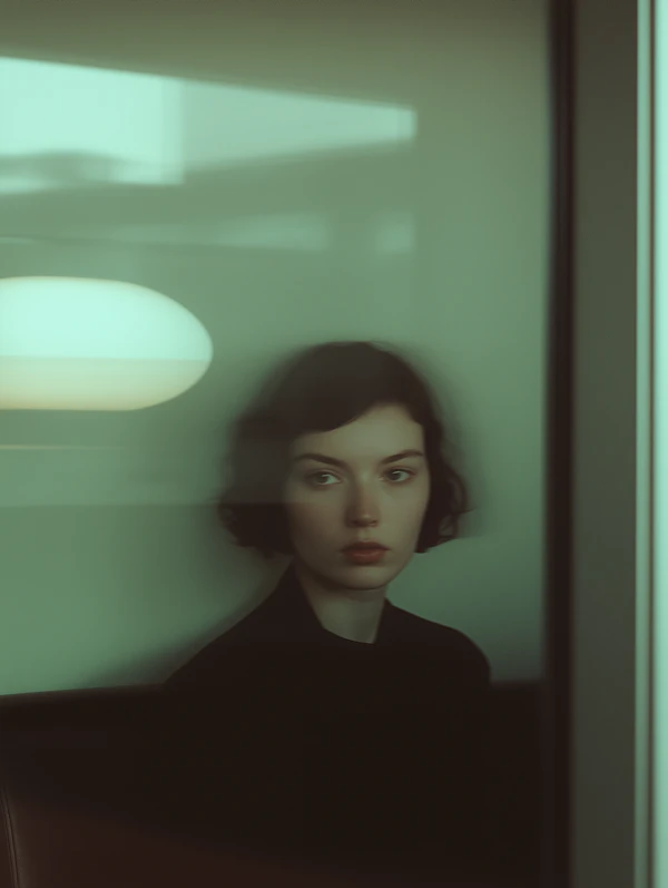 Serene Woman in Soft Focus