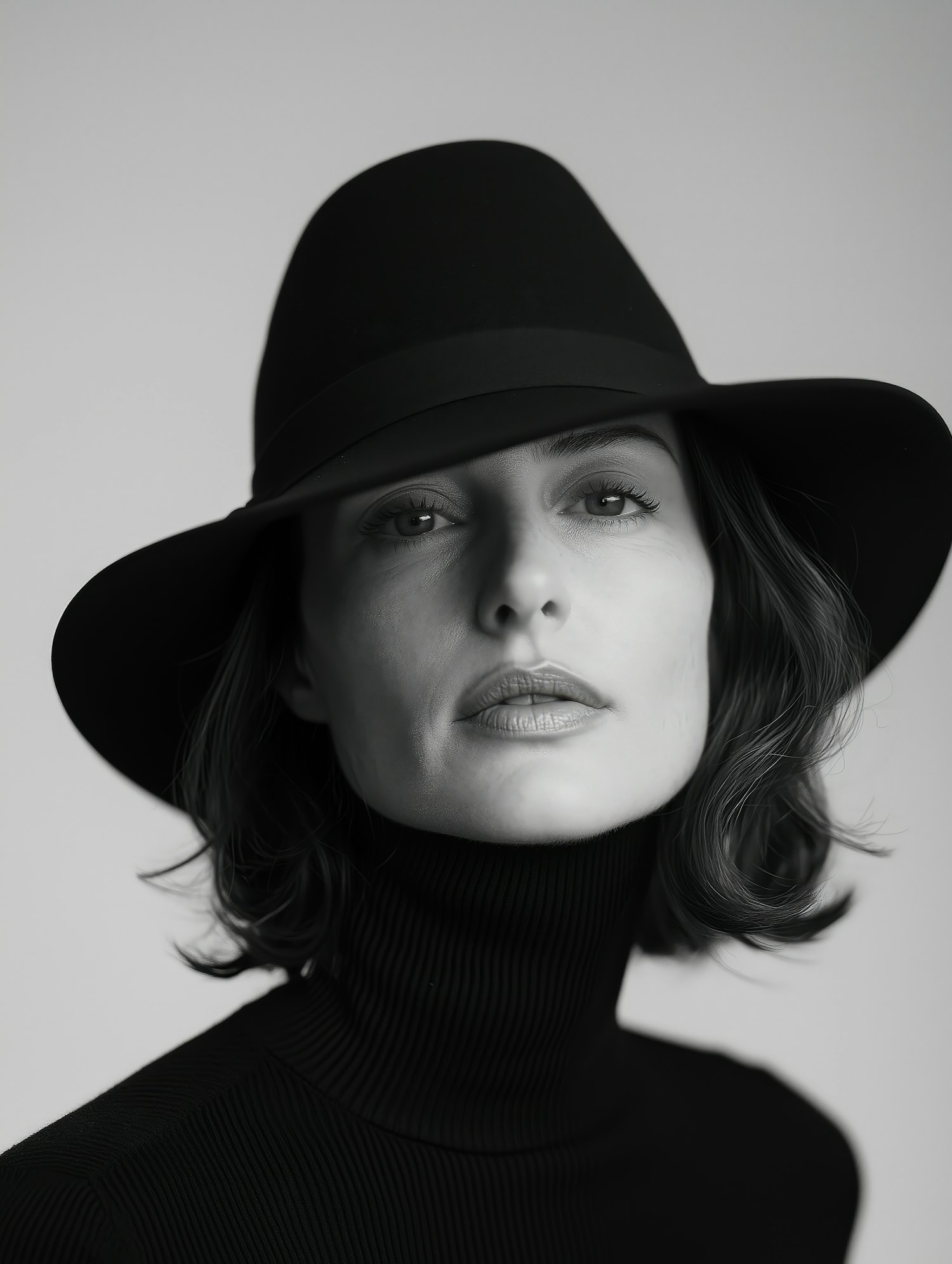 Black-and-White Portrait