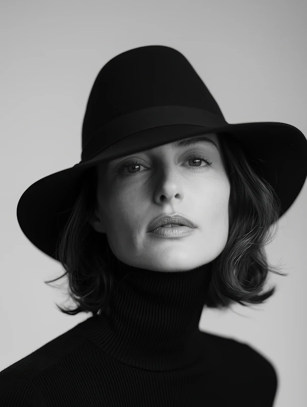 Black-and-White Portrait