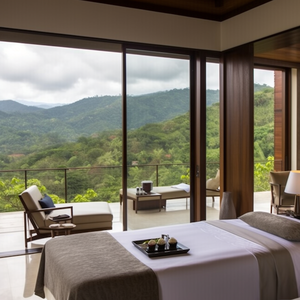 Tranquil Mountain View Spa Retreat