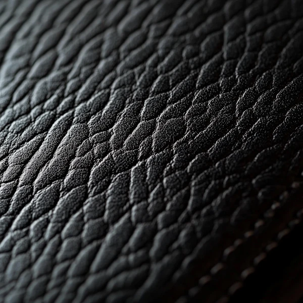 Textured Black Leather