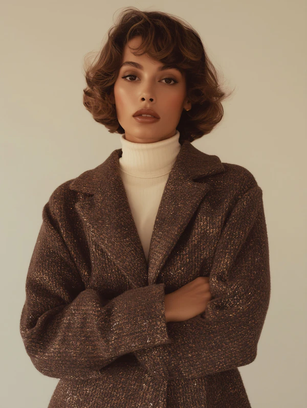 Portrait in Brown Coat