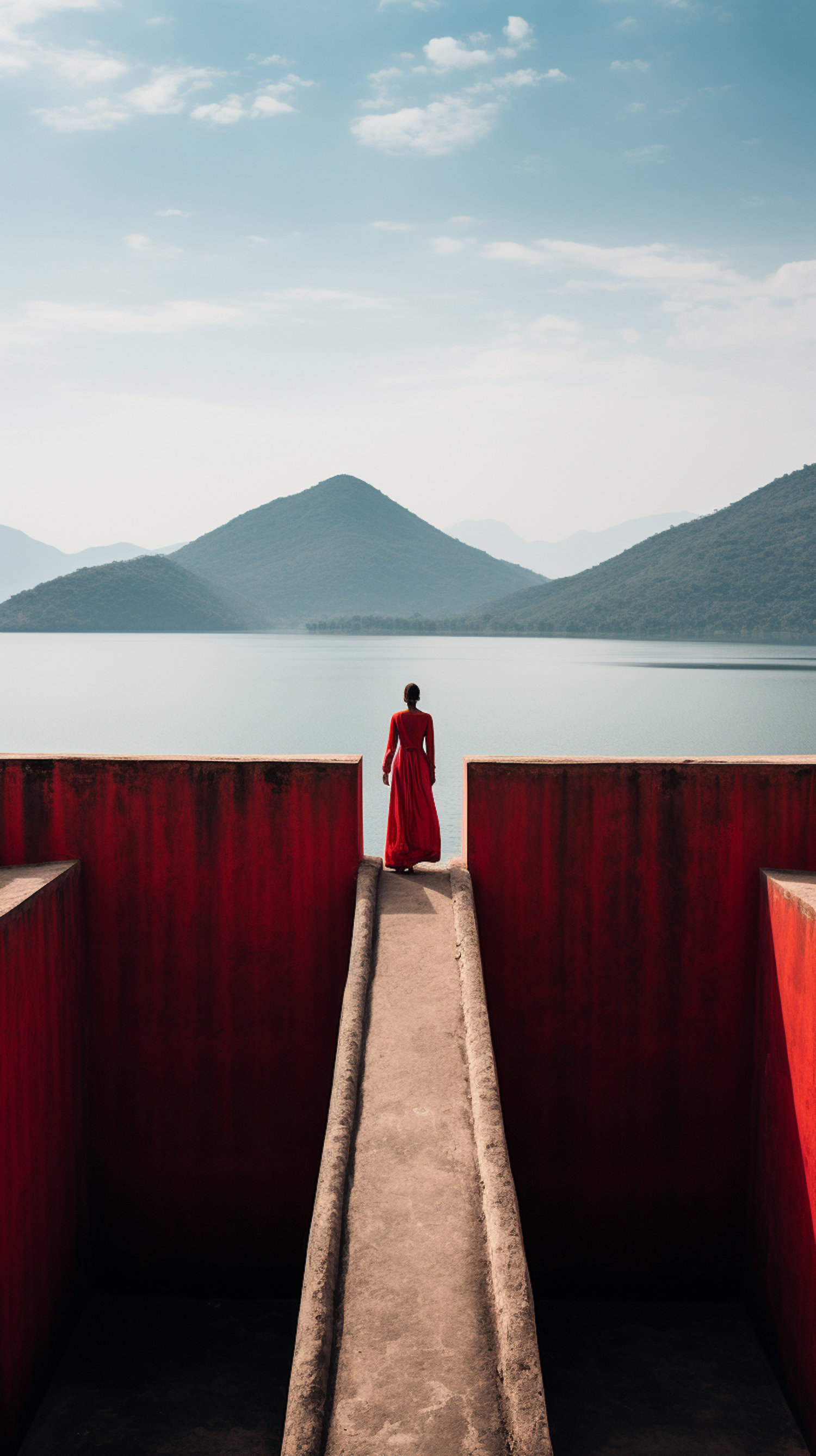 Contemplation at Water's Edge