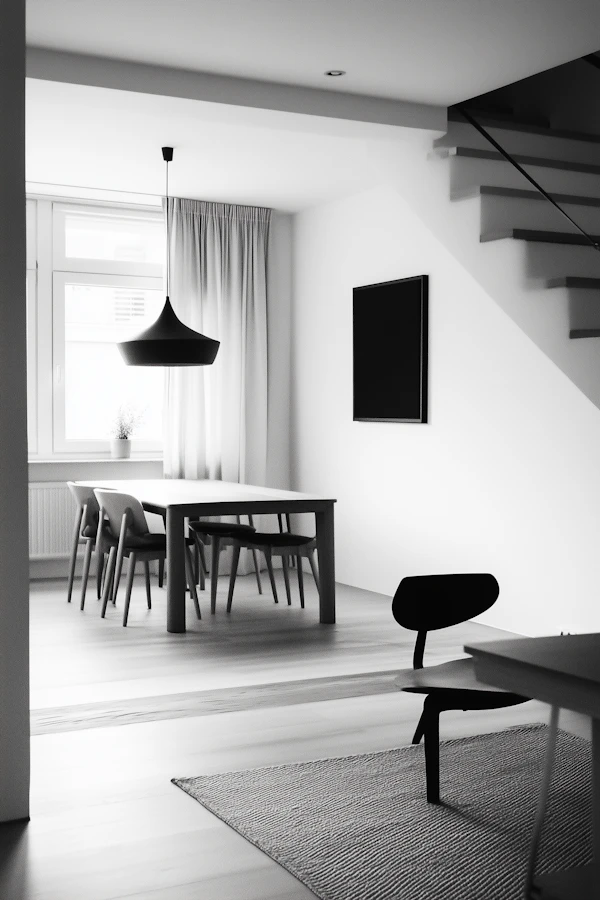 Modern Minimalist Dining Area