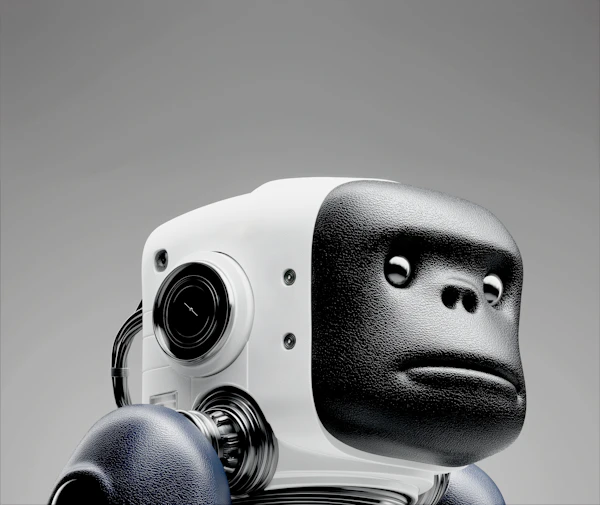 Futuristic Gorilla Robot