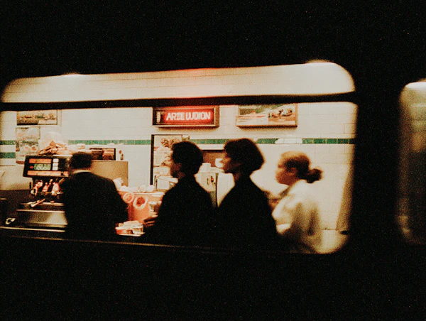Cinematic Diner Scene
