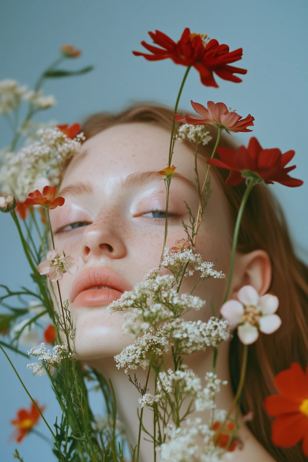 Dreamy Floral Portrait