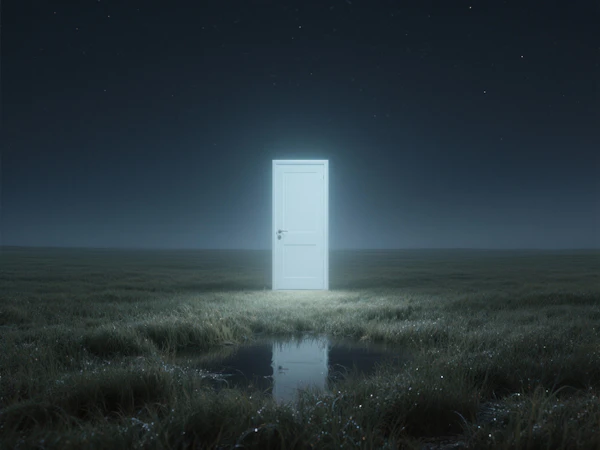 Ethereal Doorway Scene