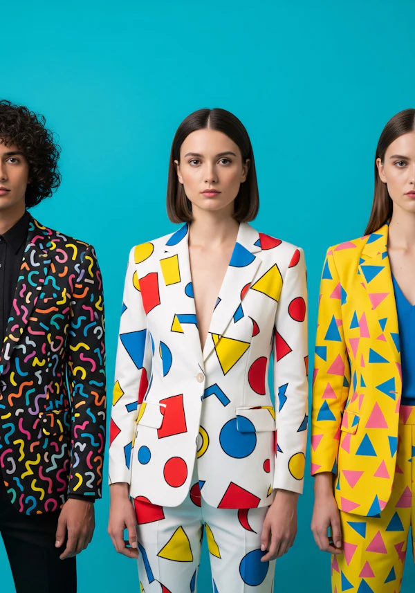 Vibrant Patterned Suits