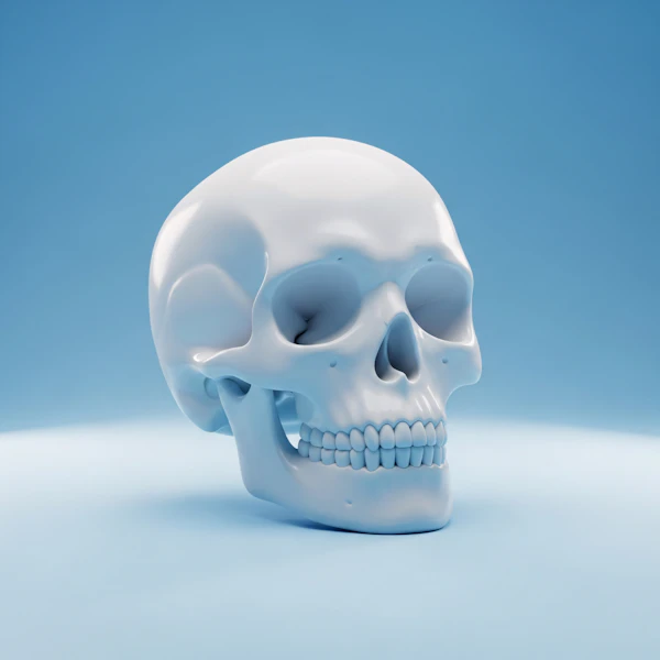 Glossy Skull Rendering
