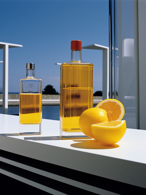 Citrus Essence Bottles by the Blue Bay