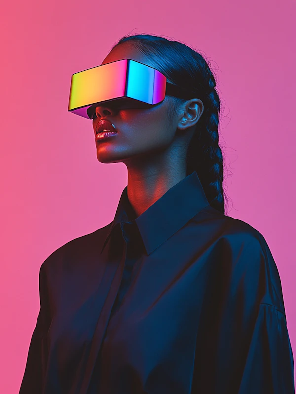 Futuristic Woman Portrait