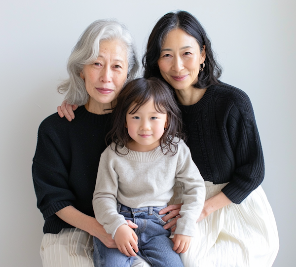 Three Generations of Women