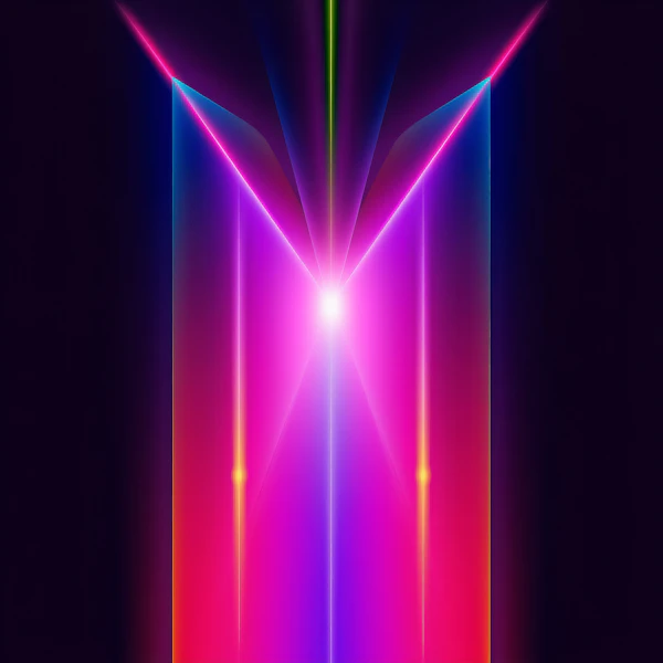Neon Symmetry Artwork