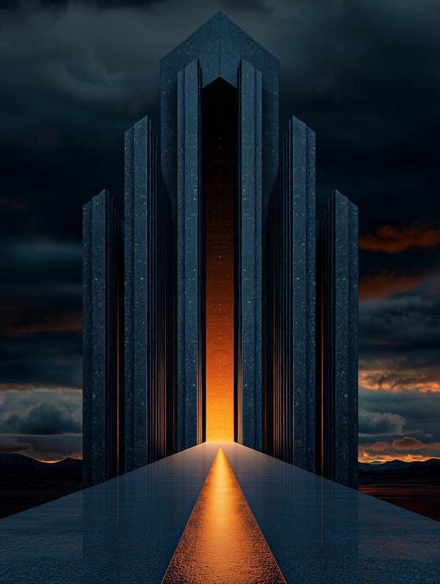 Surreal Gateway Scene