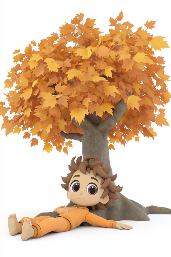 Autumn Cartoon Character