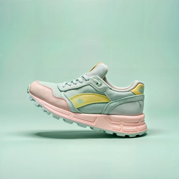 Pastel Sneaker Display