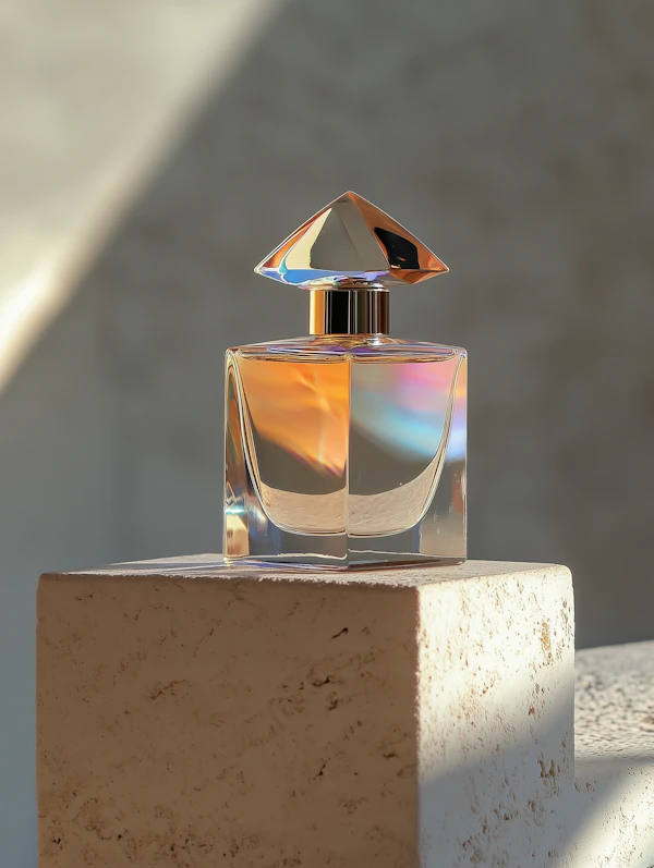 Luxurious Perfume Display