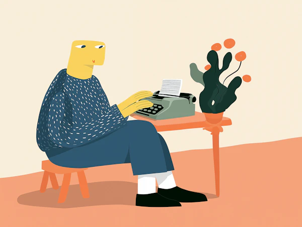 Stylized Typing Art