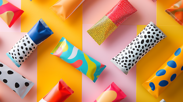 Colorful Patterned Packaging Display