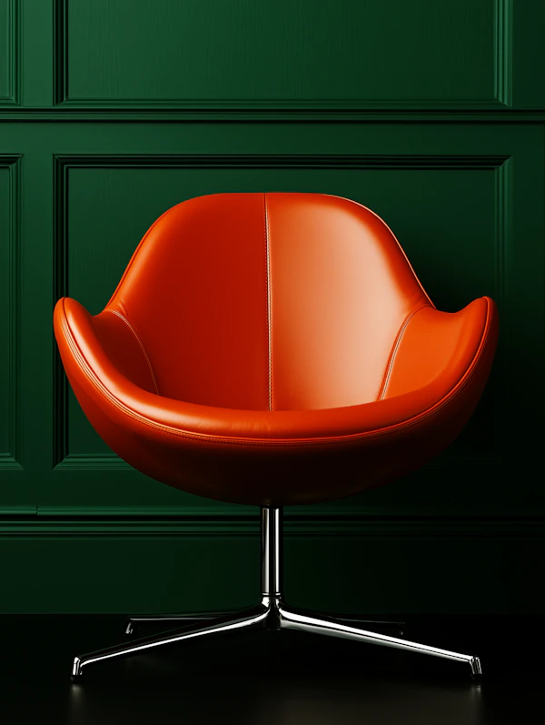 Modern Orange Chair