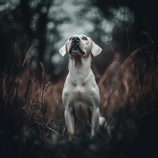 Dog in Field