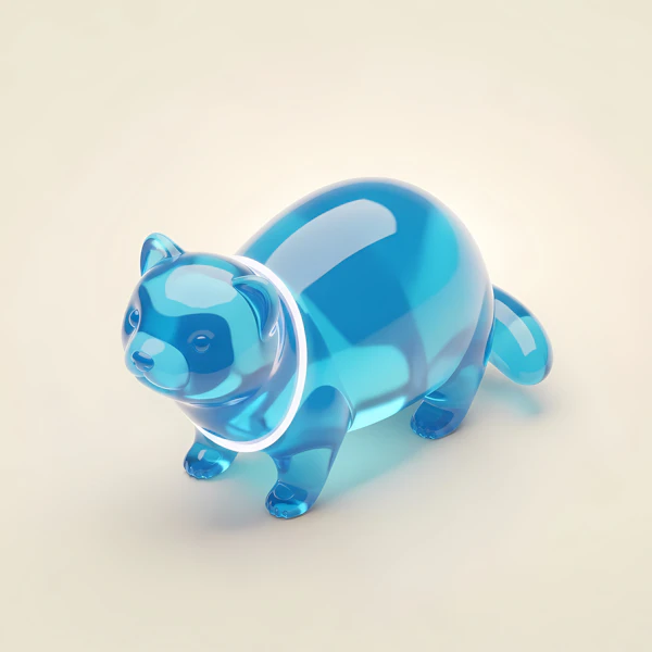Translucent Animal Figurine