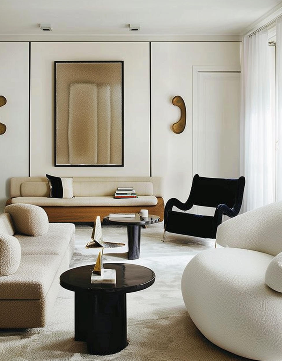 Modern Elegant Living Room Photo on Lummi