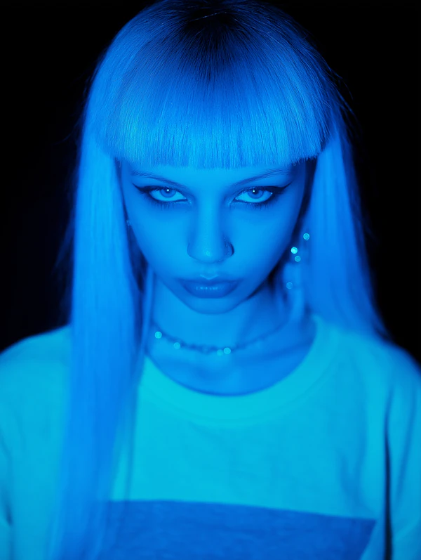 Blue Light Portrait