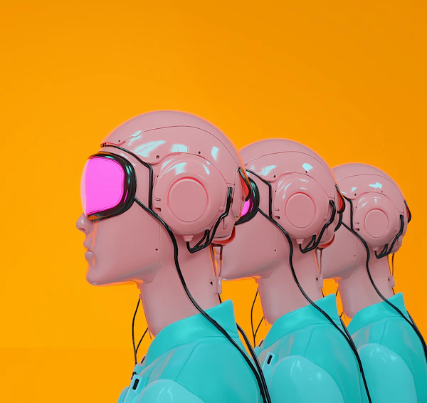 Futuristic Humanoid Figures