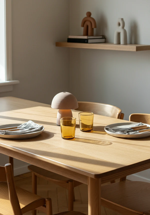 Minimalist Dining Setup