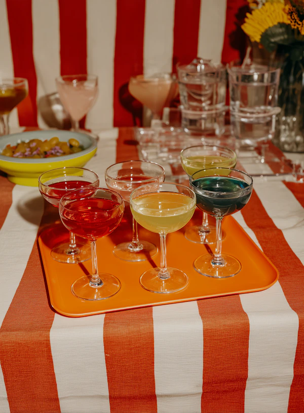 Colorful Cocktail Display