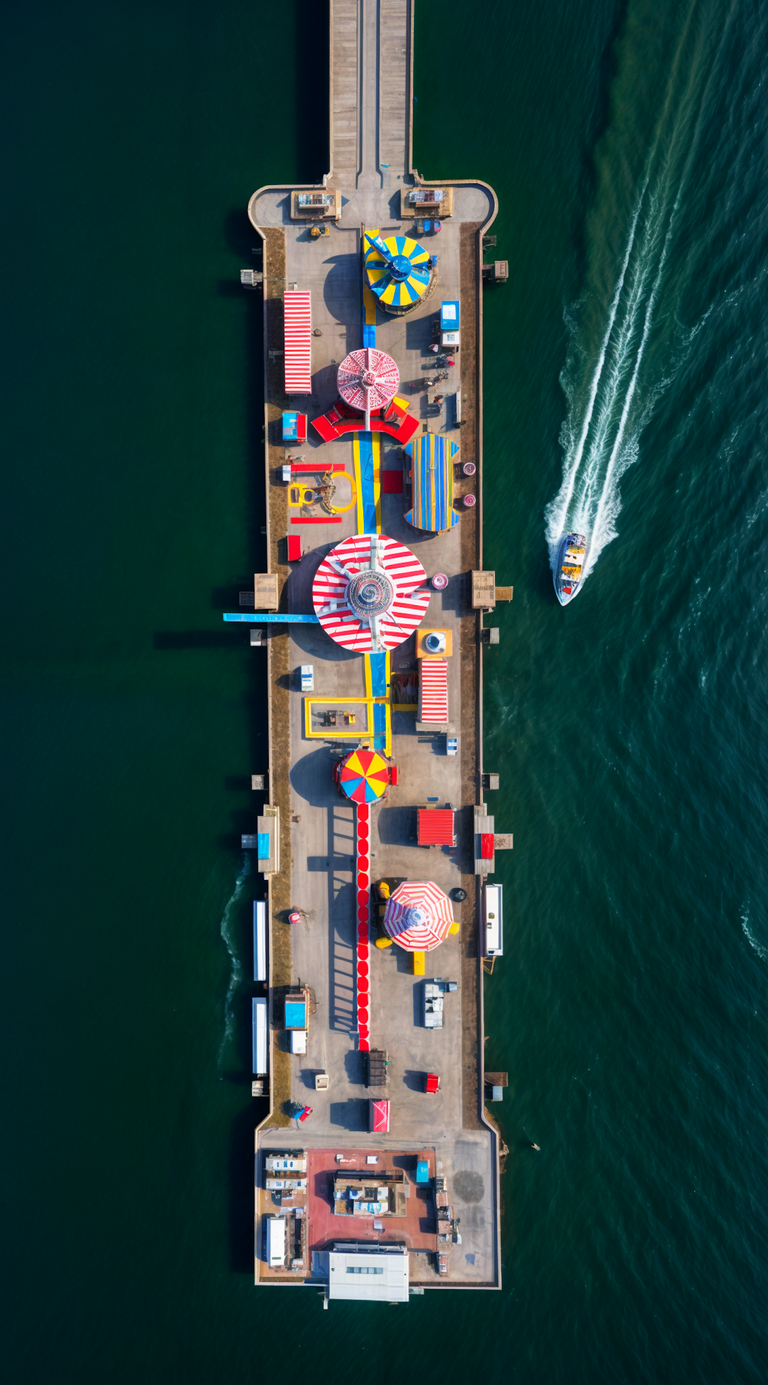 Aerial View of Carnival Pier