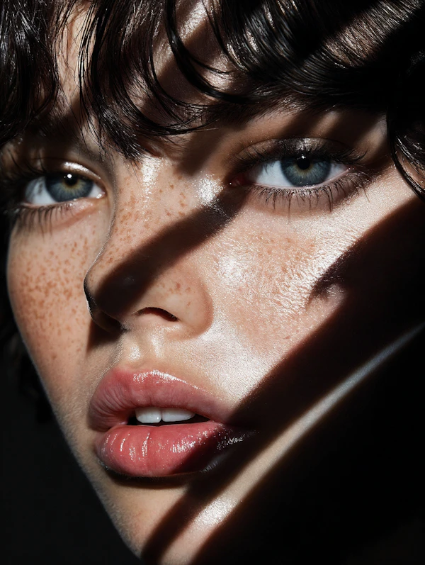 Freckled Beauty Portrait