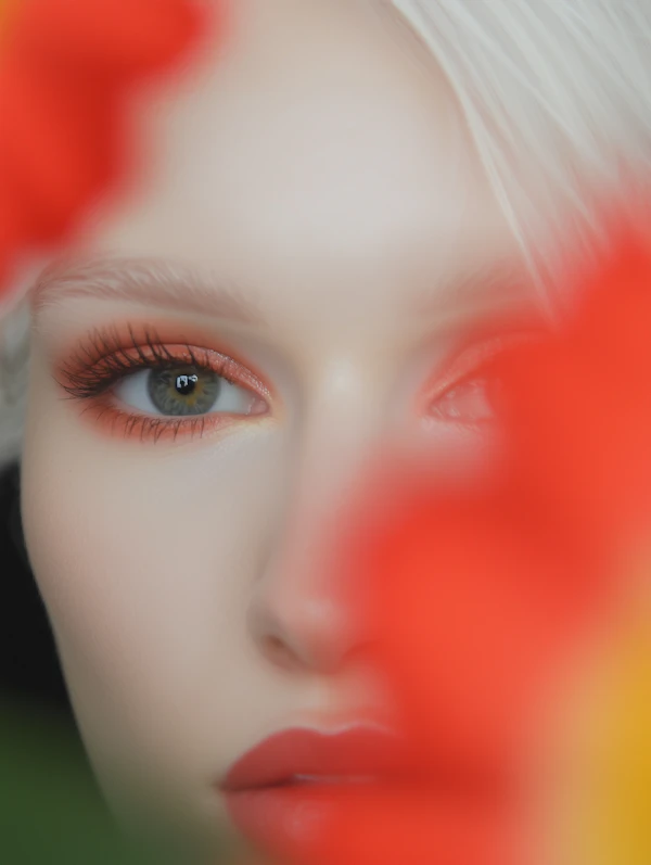 Close-Up Makeup Portrait