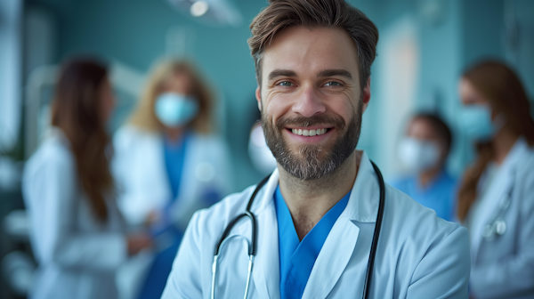 Smiling Male Doctor Portrait