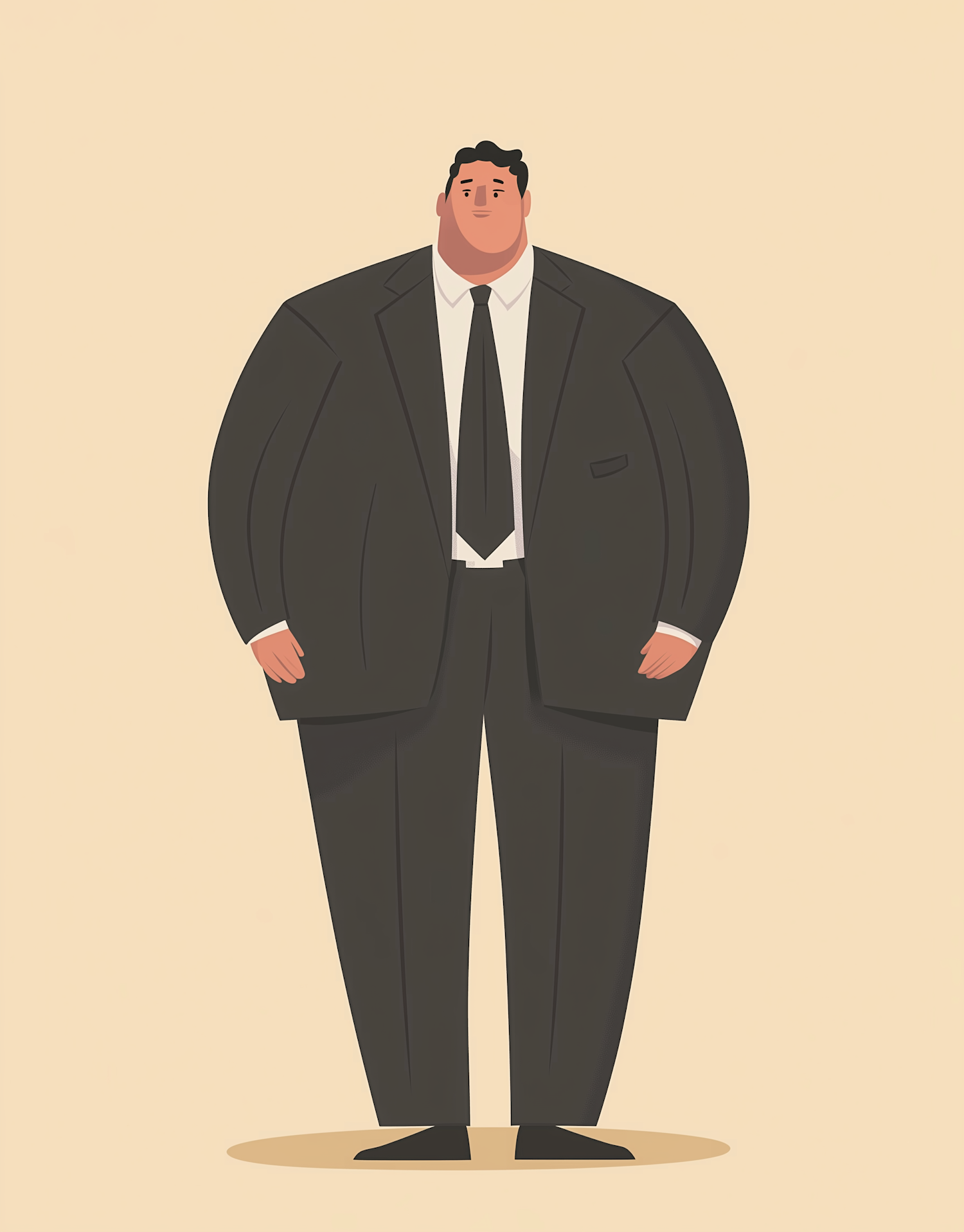 Well-Dressed Man Illustration