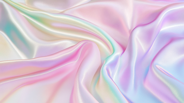 Iridescent Fabric Close-Up