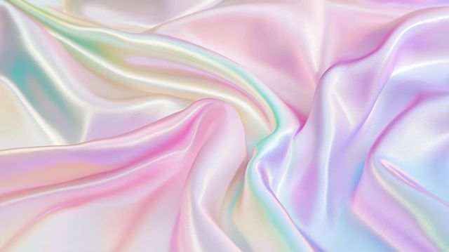 Iridescent Fabric Close-Up